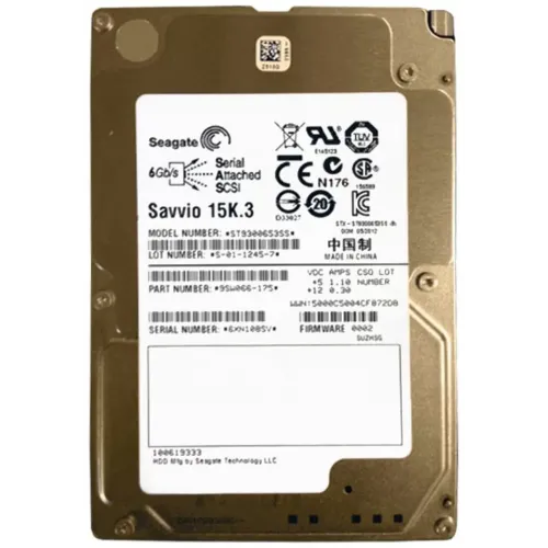 Seagate 300GB 15K RPM SAS 6Gbps 2.5 Inch Hard Drive 9SW066-175