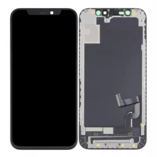 LCD with Touch Screen for Apple iPhone 12 Mini - Black (Display Glass Combo Folder)