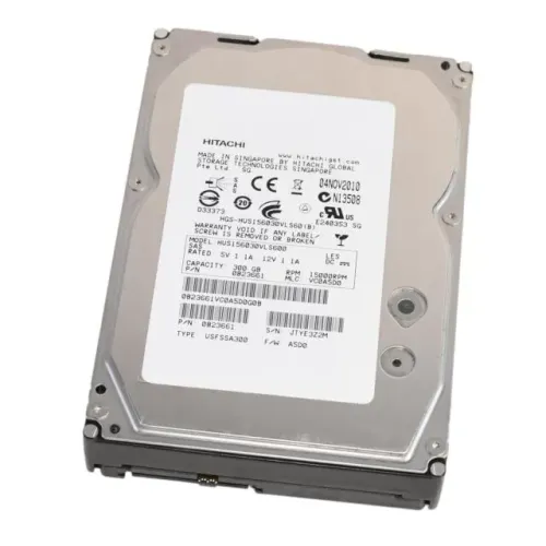 Hitachi 300GB 15K RPM 6Gbps SAS Hard Disk 0B23661 HUS156030VLS600