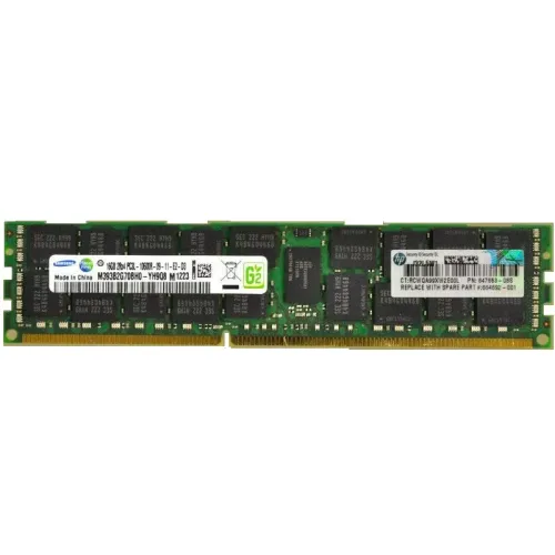 HP 647653-081 16GB 2Rx4 PC3L-10600R-9-11-E2 ram