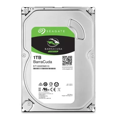 Seagate ST1000DM010 1TB 7200RPM 3.5 Inch SATA Desktop Hard Drive