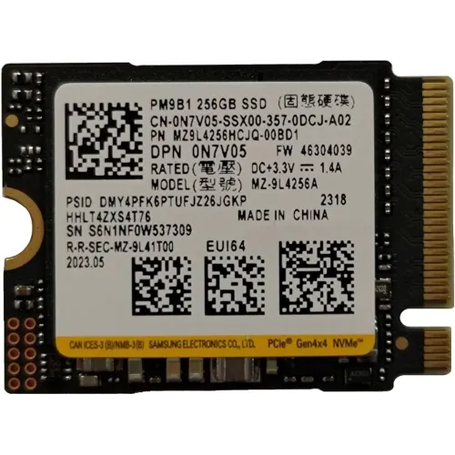 Samsung PM9B1 256GB M.2 PCI-e NVME SSD Internal Solid State Drive