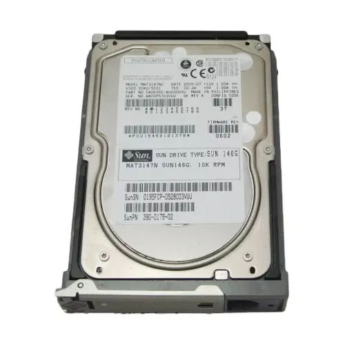 Sun 146GB 10K RPM 3.5 Inch 80PIN SCSI Hard Disk  390-0178-02