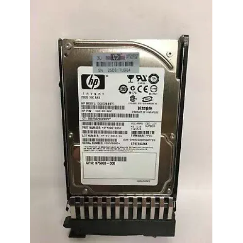 HP 72gb 10k 3g dp 2.5"sas hdd