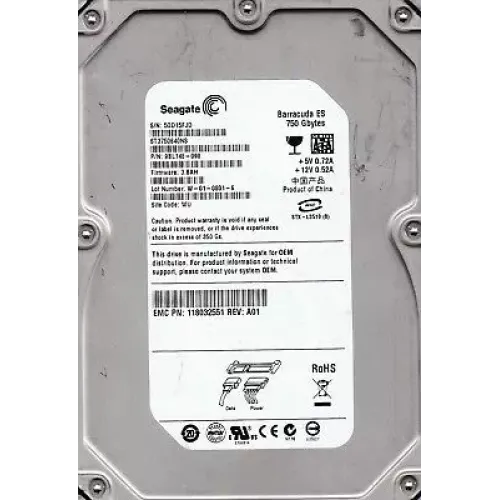 Seagate Barracuda 750GB 7.2K 3.5 SATA HDD 9BL148-138