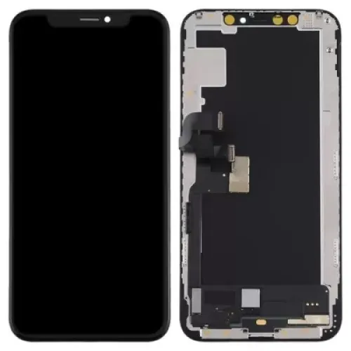 LCD with Touch Screen for Apple iPhone XS - Gold (Display Glass Combo Folder)