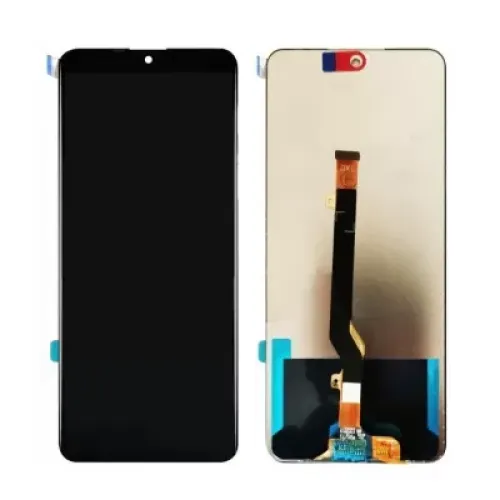 LCD with Touch Screen for Infinix Note 10 Pro - Black (Display Glass Combo Folder)