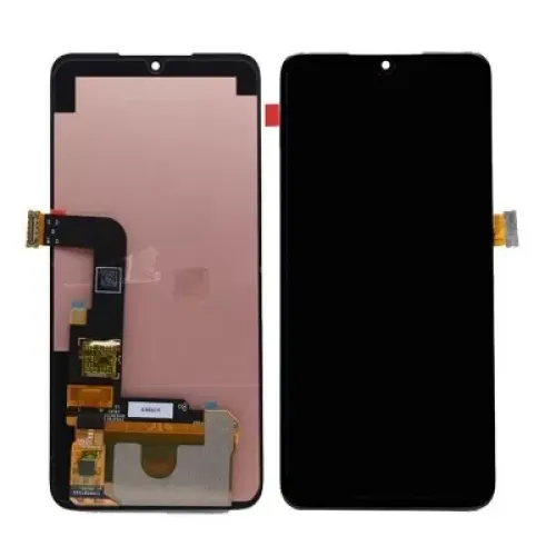 LCD with Touch Screen for LG G8X ThinQ - Black (Display Glass Combo Folder)