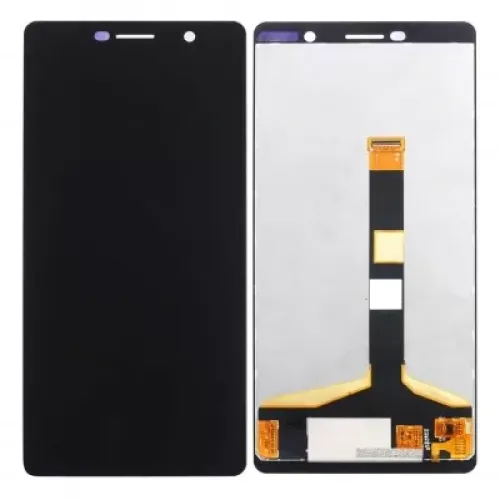 LCD with Touch Screen for Nokia 7 Plus - Black ( Display Glass Combo Folder)