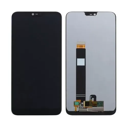 LCD with Touch Screen for Nokia 7.1 - Black ( Display Glass Combo Folder)