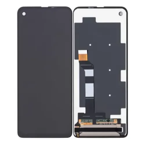 LCD with Touch Screen for Motorola Moto One Vision - Black (Display Glass Combo Folder)