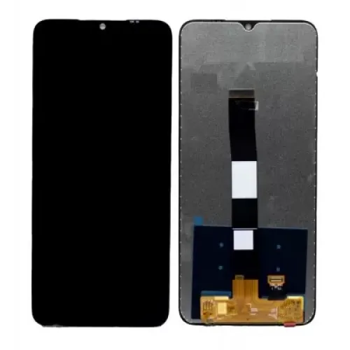 LCD with Touch Screen for Xiaomi Redmi 9A - Black (Display Glass Combo Folder)