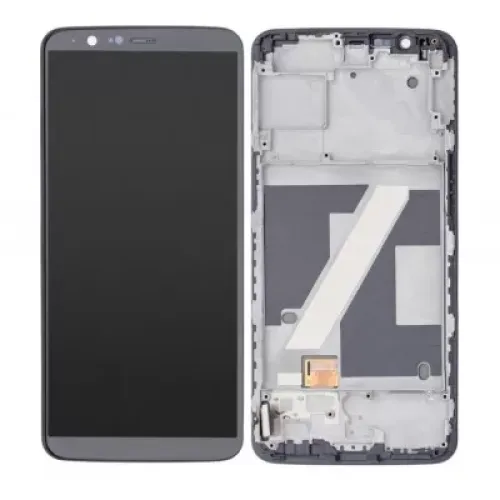 LCD with Touch Screen for Oneplus 5T - Black (Display Glass Combo Folder)