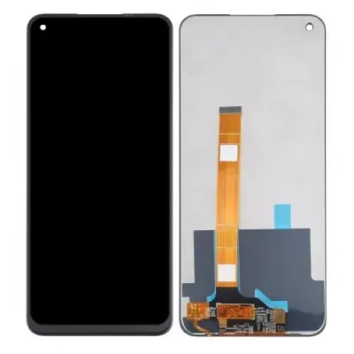 LCD with Touch Screen for Oppo A74 5G - Black (Display Glass Combo Folder)