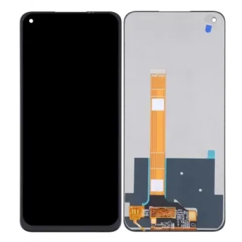 LCD with Touch Screen for Realme 6 - Black (Display Glass Combo Folder)