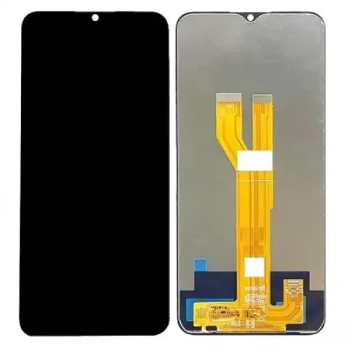 LCD with Touch Screen for Realme C21Y - Black (Display Glass Combo Folder)