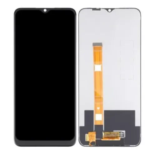 LCD with Touch Screen for Realme Narzo 30A - Black (Display Glass Combo Folder)