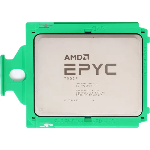 AMD EPYC 7502P Processor 32C 2.5GHZ 128MB Cache TDP 180W SP3 (OEM Tray Processor)