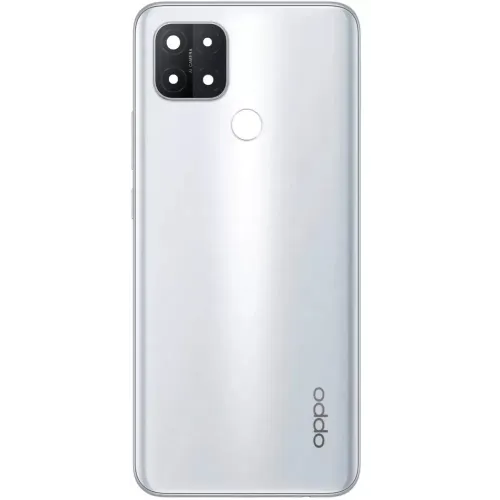 Replacement Back Housing for Oppo A15 - Fancy White