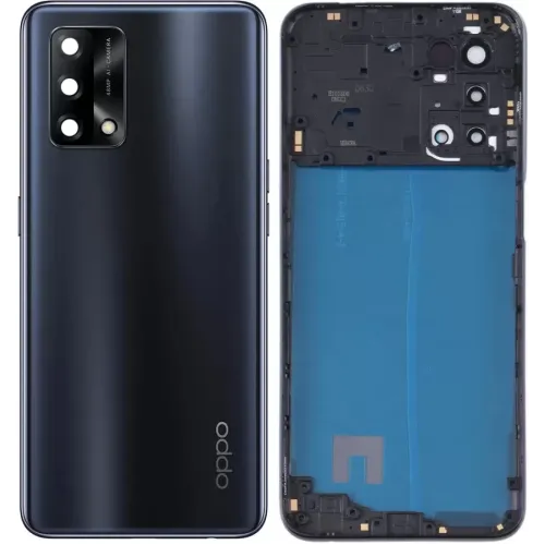 Replacement Back Housing for Oppo F19 - Prism Black