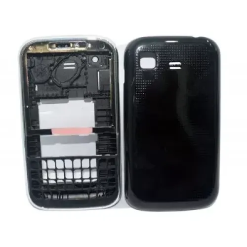 Replacement Back Housing for Samsung Chat 322 DUOS Full - Black