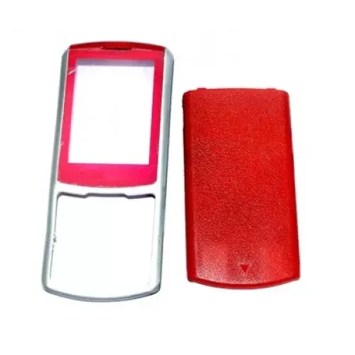 Replacement Back Housing for Samsung S3310 Full - Red & Silver