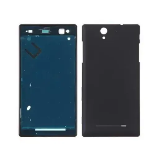 Replacement Back Housing for Sony Xperia C3 Dual D2502 Full - Black