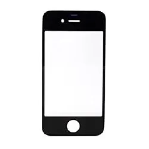 Apple iPhone 4s Front Glass - Black