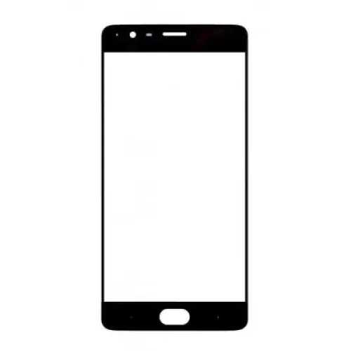 OnePlus 3 Front Glass - Black