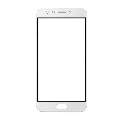 Oppo F3 Front Glass - White