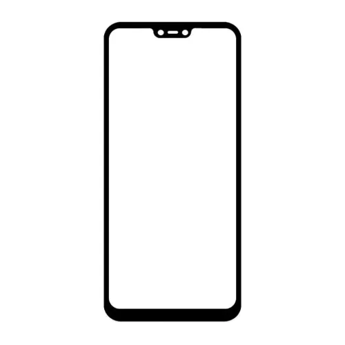 Realme 2 Front Glass - Black