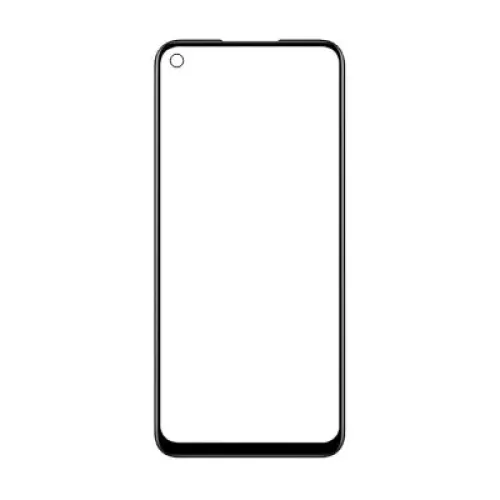 Realme 6 Front Glass - Black