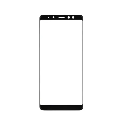 Samsung Galaxy A8 Plus 2018 Front Glass - Black