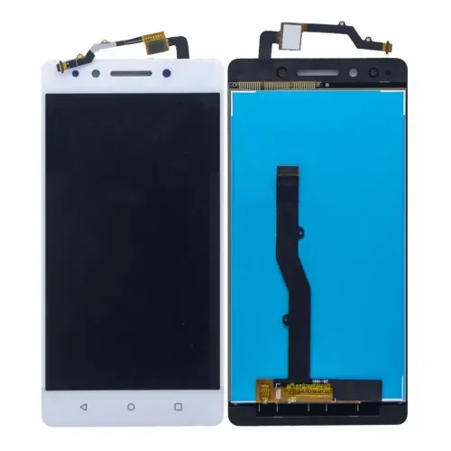 LCD with Touch Screen for Lenovo K8 Note - Gold (Display Glass Combo Folder)