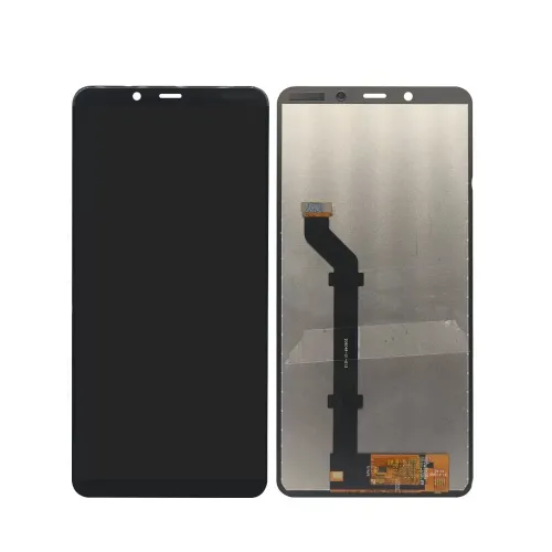 LCD with Touch Screen for Nokia 3.1 Plus - Grey (Display Glass Combo Folder)