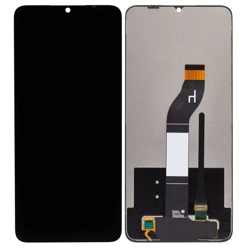 LCD with Touch Screen for Poco C65 - Black (Display Glass Combo Folder)