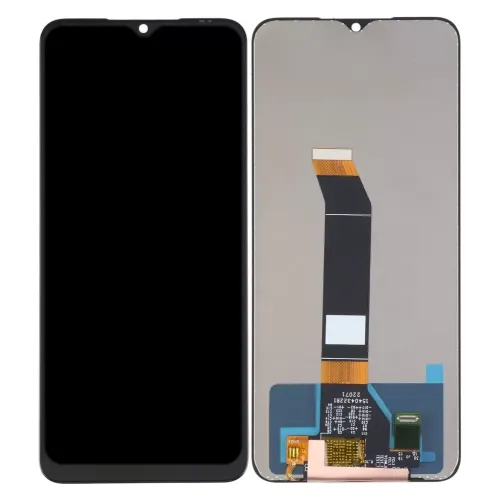 LCD with Touch Screen for Poco M4 - Black (Display Glass Combo Folder)