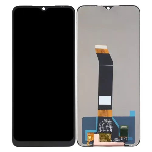 LCD with Touch Screen for Poco M5 - Black (Display Glass Combo Folder)