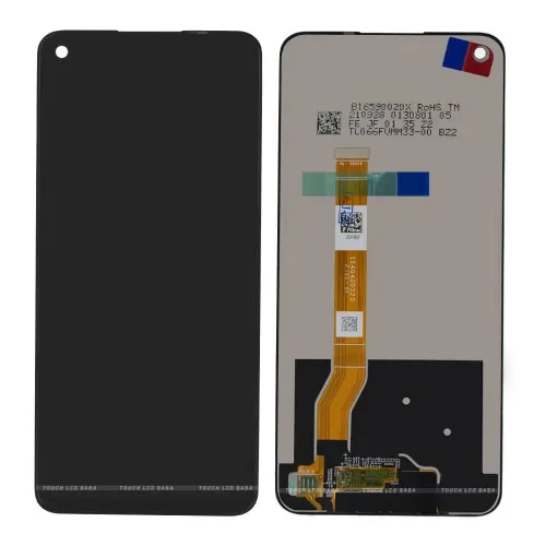 LCD with Touch Screen for Realme 9i - Black (Display Glass Combo Folder)