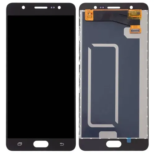 LCD with Touch Screen for Samsung Galaxy J7 oled2 - Black (Display Glass Combo Folder)