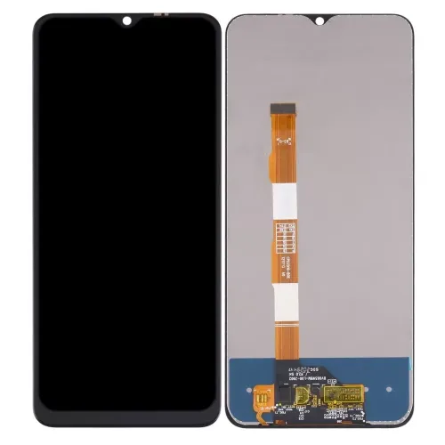 LCD with Touch Screen for Vivo Y02S - Black (Display Glass Combo Folder)