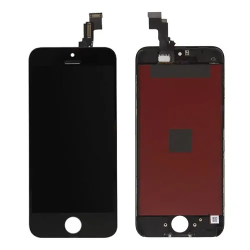 LCD with Touch Screen for Apple iPhone 5c - Black (Display Glass Combo Folder)