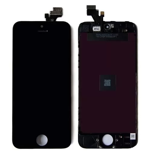 LCD with Touch Screen for Apple iPhone 5s - Black (Display Glass Combo Folder)