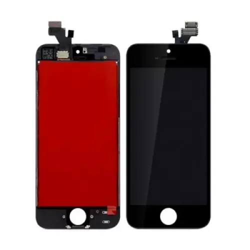 LCD with Touch Screen for Apple iPhone 5 - Black (Display Glass Combo Folder)