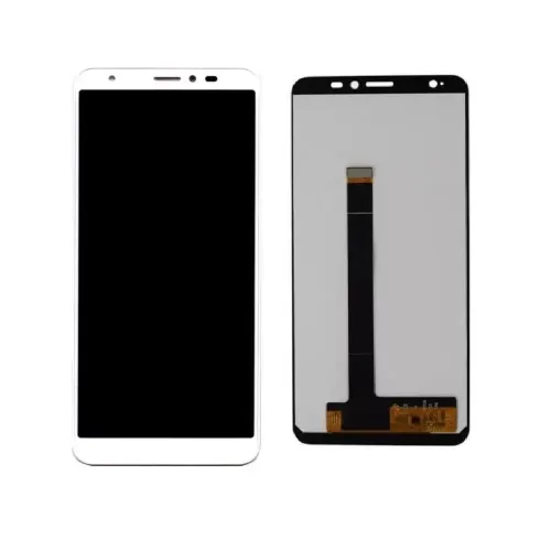 LCD with Touch Screen for Lava Z61 - Gold (Display Glass Combo Folder)