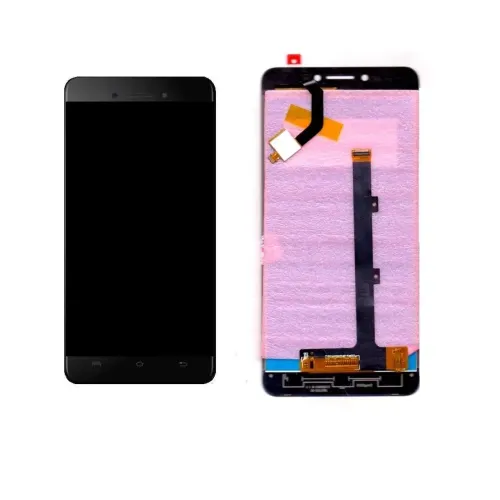 LCD with Touch Screen for Micromax Bharat 5 - Black (Display Glass Combo Folder)