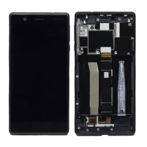 LCD with Touch Screen for Nokia 3 - Black (Display Glass Combo Folder)