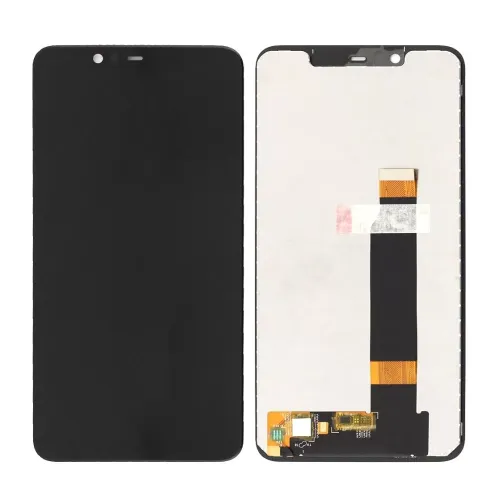 LCD with Touch Screen for Nokia 5.1 Plus Nokia X5 - Black (Display Glass Combo Folder)