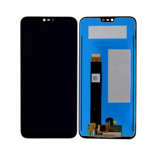 LCD with Touch Screen for Nokia 6.1 Plus - Black (Display Glass Combo Folder)