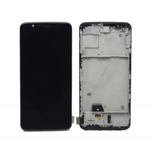 LCD with Touch Screen for OnePlus 5T - Black (Display Glass Combo Folder)